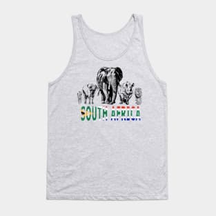 Africa's Big Five for South Africa Fans Tank Top